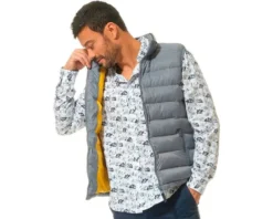 Doudoune Sans Manche Cachou Hublot -Marin Costumes Boutique cachou doudoune homme zippe 6