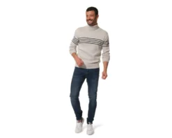 Pull Marin Gareth Hublot -Marin Costumes Boutique gareth pull homme col roul 1