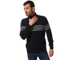 Pull Marin Gareth Hublot -Marin Costumes Boutique gareth pull homme col roul 4