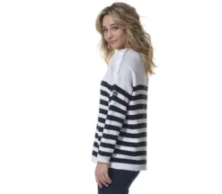Pull Marin Gilly Femme Hublot 12 Pull Marin Gilly Femme Hublot -Marin Costumes Boutique gilly pull col rond avec boutons 2