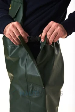 Cotte à Bretelles CBD Triplée Nylpêche -Marin Costumes Boutique guy cotten cotte a bretelles nylpeche vert 1161