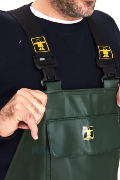 Cotte à Bretelles CBD Triplée Nylpêche -Marin Costumes Boutique guy cotten cotte a bretelles nylpeche vert 1171