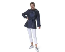 Ciré Trench Coat Megg Métallisé Hublot