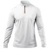 Top UVActive 1/2 Zip Zhik -Marin Costumes Boutique mens uv active ls top white front 1