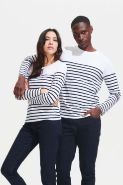 SOL'S Marinière Matelot Manches Longues 8 SOL'S Marinière Matelot Manches Longues -Marin Costumes Boutique n03099a 1