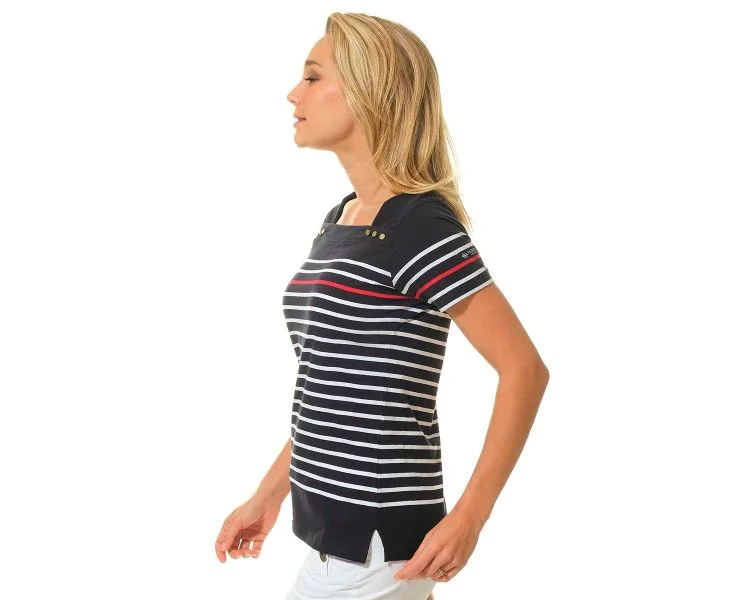 T-shirt Marinière Nattaly Femme Hublot 4 T-shirt Marinière Nattaly Femme Hublot – Image 2