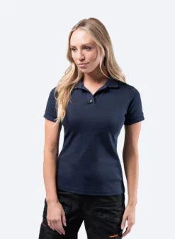 Polo Coton Pima Femme Zhik 11 Polo Coton Pima Femme Zhik -Marin Costumes Boutique pol 0170 w nvy model1