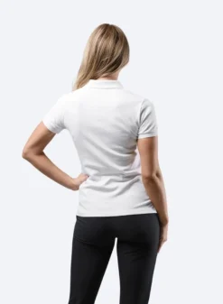 Polo Coton Pima Femme Zhik 10 Polo Coton Pima Femme Zhik -Marin Costumes Boutique pol 0170 w wht model2