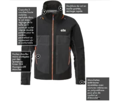 Veste De Régate Race Fusion Gill -Marin Costumes Boutique sans titre