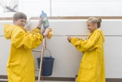 Ciré Horizon XM Yachting -Marin Costumes Boutique veste cire horizon jaune photo navigation 1